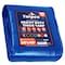 Tarpco Safety Heavy Duty Tarp, 45 ft x 0.5 mm H x 25 ft W, 10 Mil, Blue, Polyethylene TS-155-25X45 - alternate 1